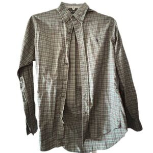 Polo Men's Plaid Dress Shirt